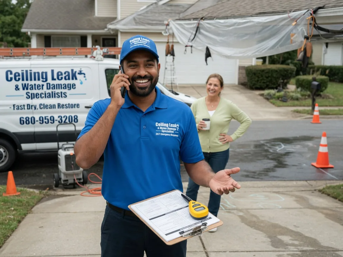 Ceiling Leak Cleanup Tomball, TX FAQs